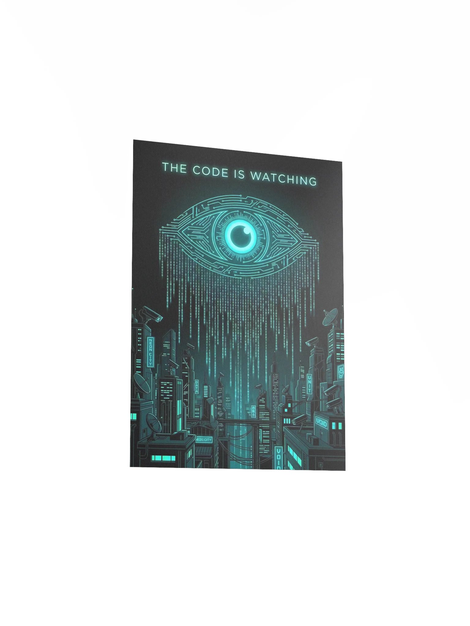 The Code Is Watching Poster product image (3)