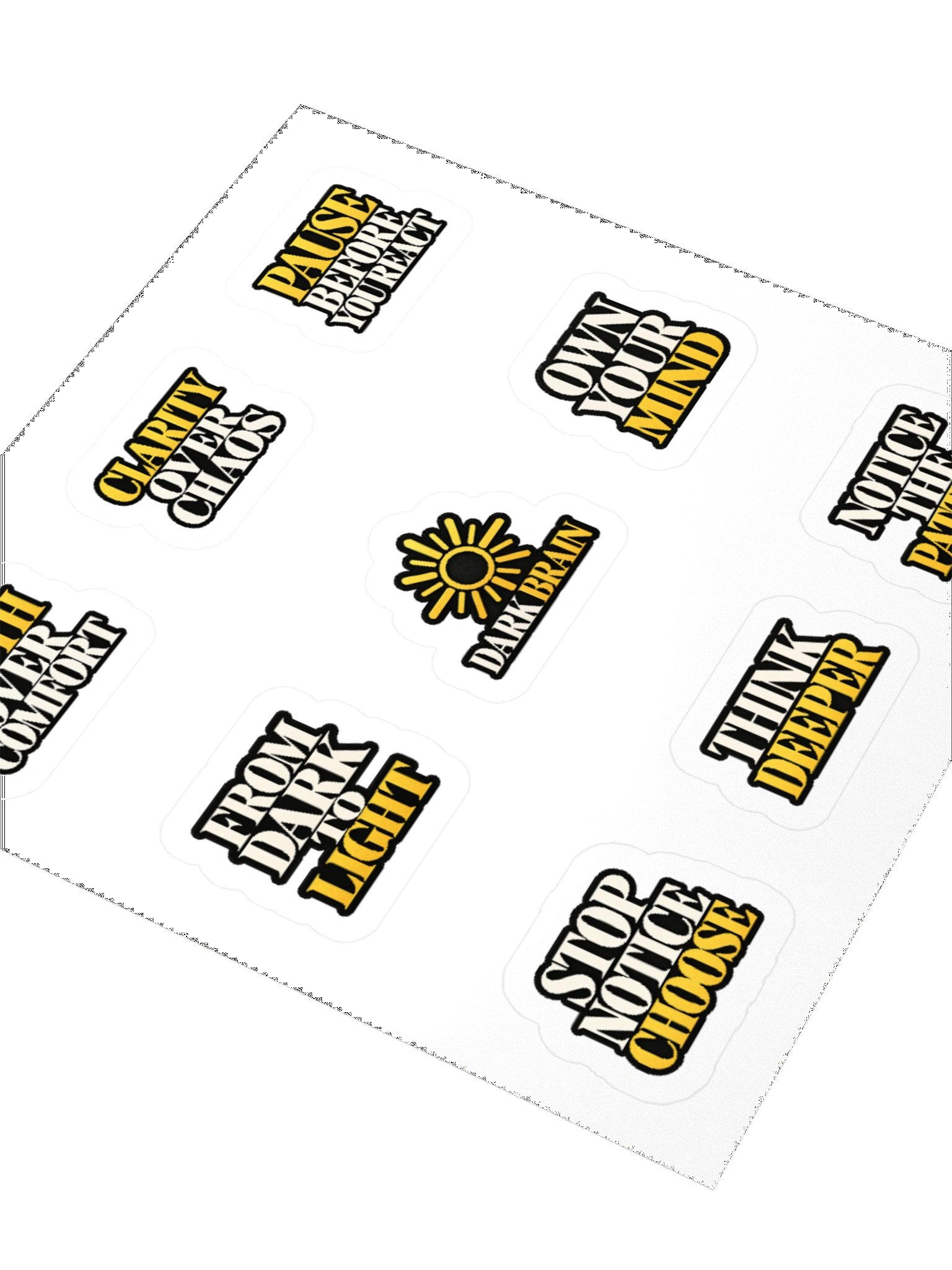 DarkBrain Mindset Sticker Pack product image (3)