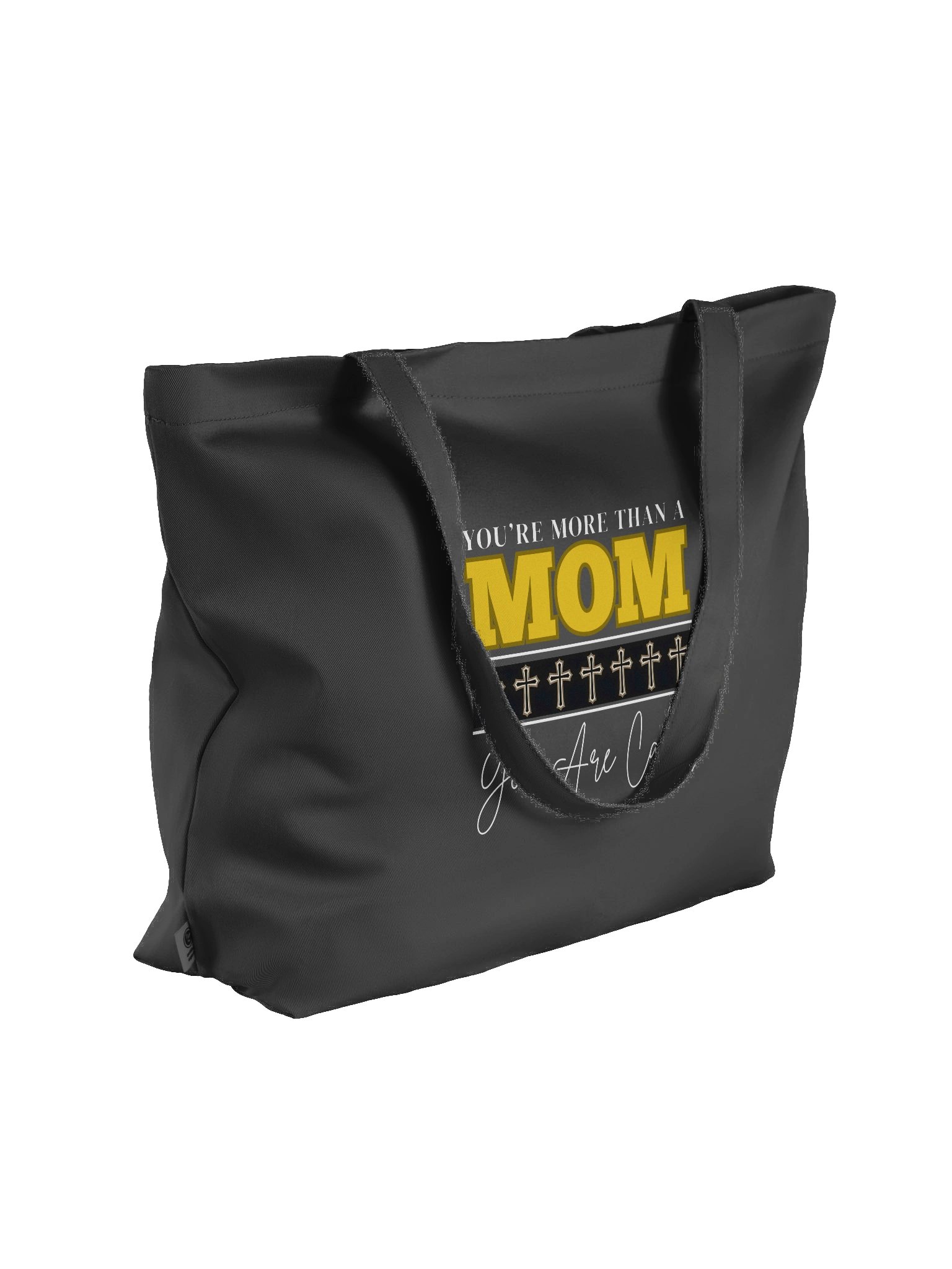You`re More Than A MOM - You Are Called | Christian Mom Organic Tote Bag | Faith-Based Gift for Moms product image (3)