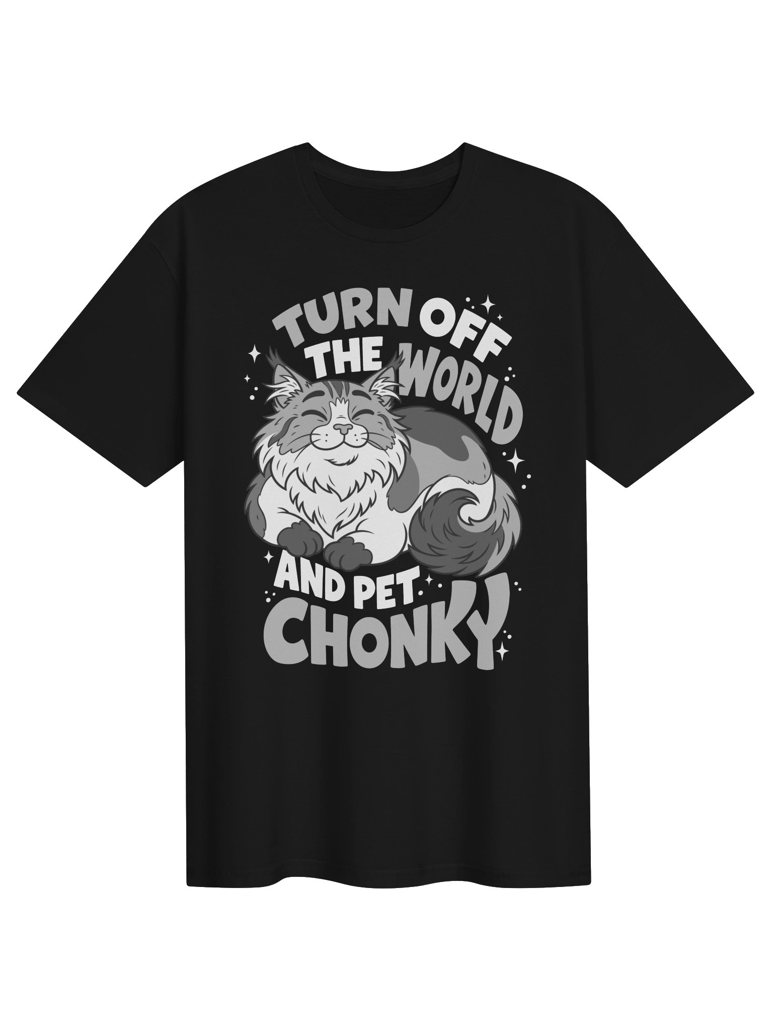 Turn Off The World and Pet Chonky Tee product image (52)