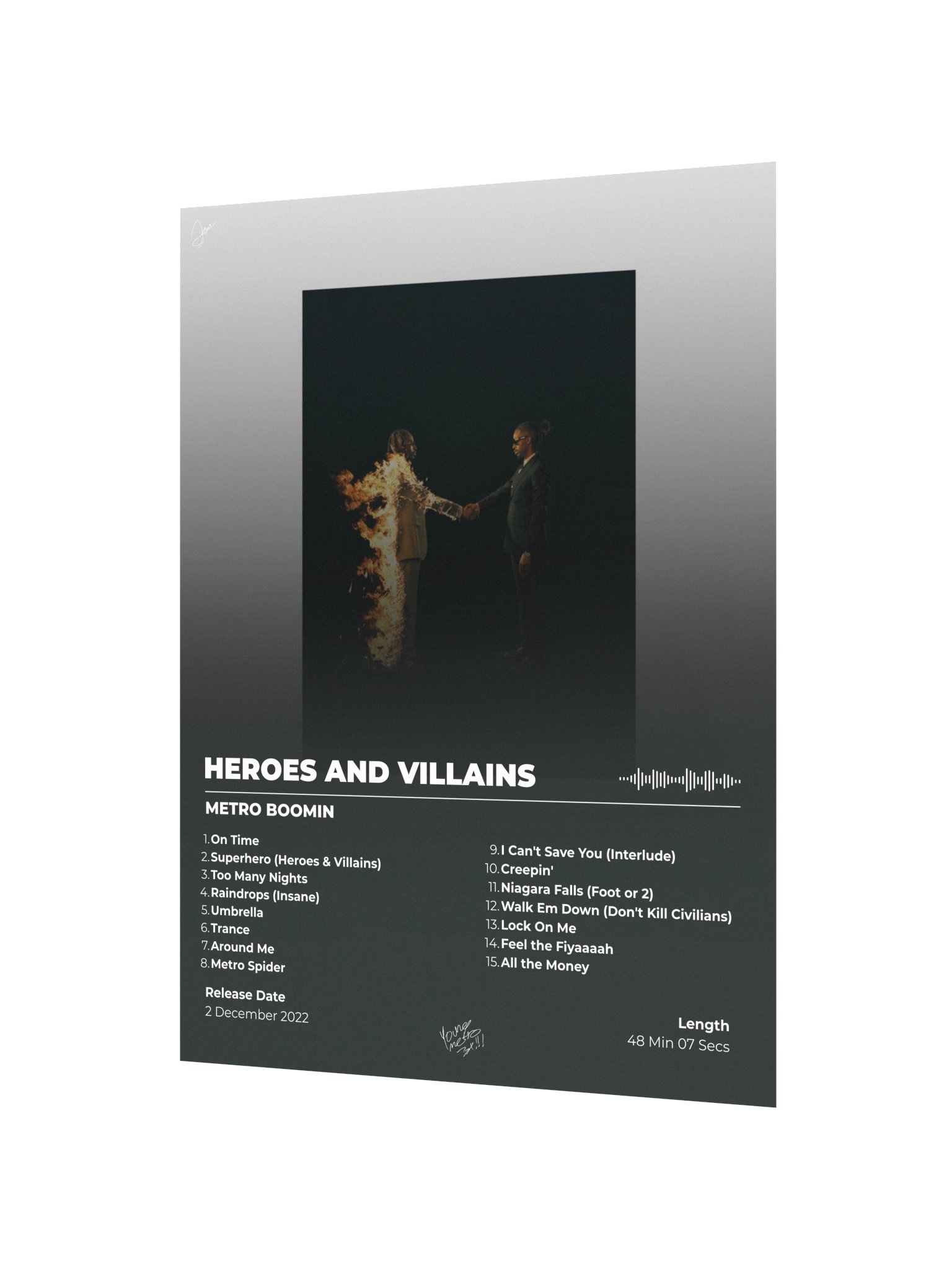 Heroes and Villains Album Poster product image (4)