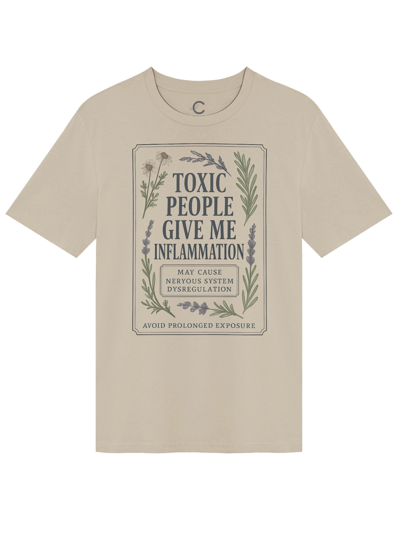 Good Clean Fun: "Toxic People" Organic T-Shirt product image (4)