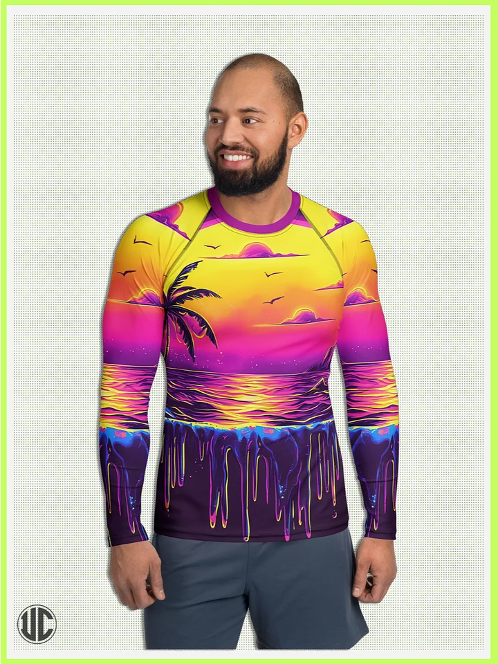 Melt Horizon – Men’s Rash Guard product image (1)