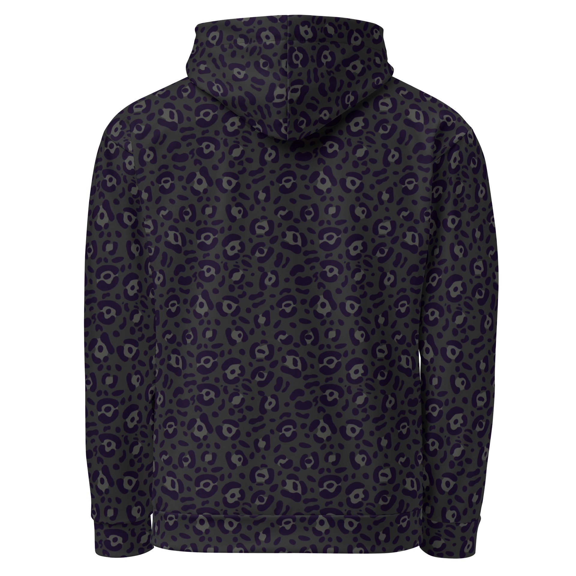 Comfortable Sustainable Hoodie with Bold Black Leopard Print product image (3)
