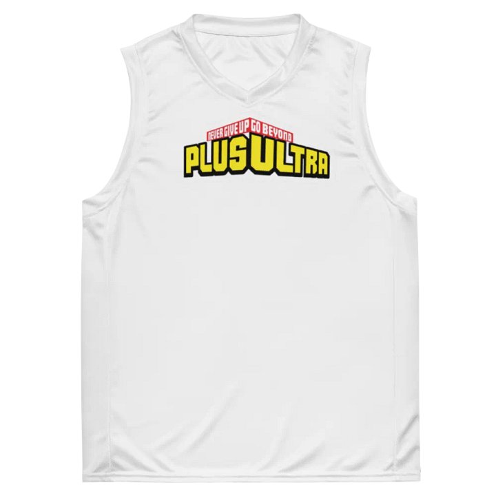 Never Give Up Go Beyond Plus Ultra Basketball Jersey product image (2)