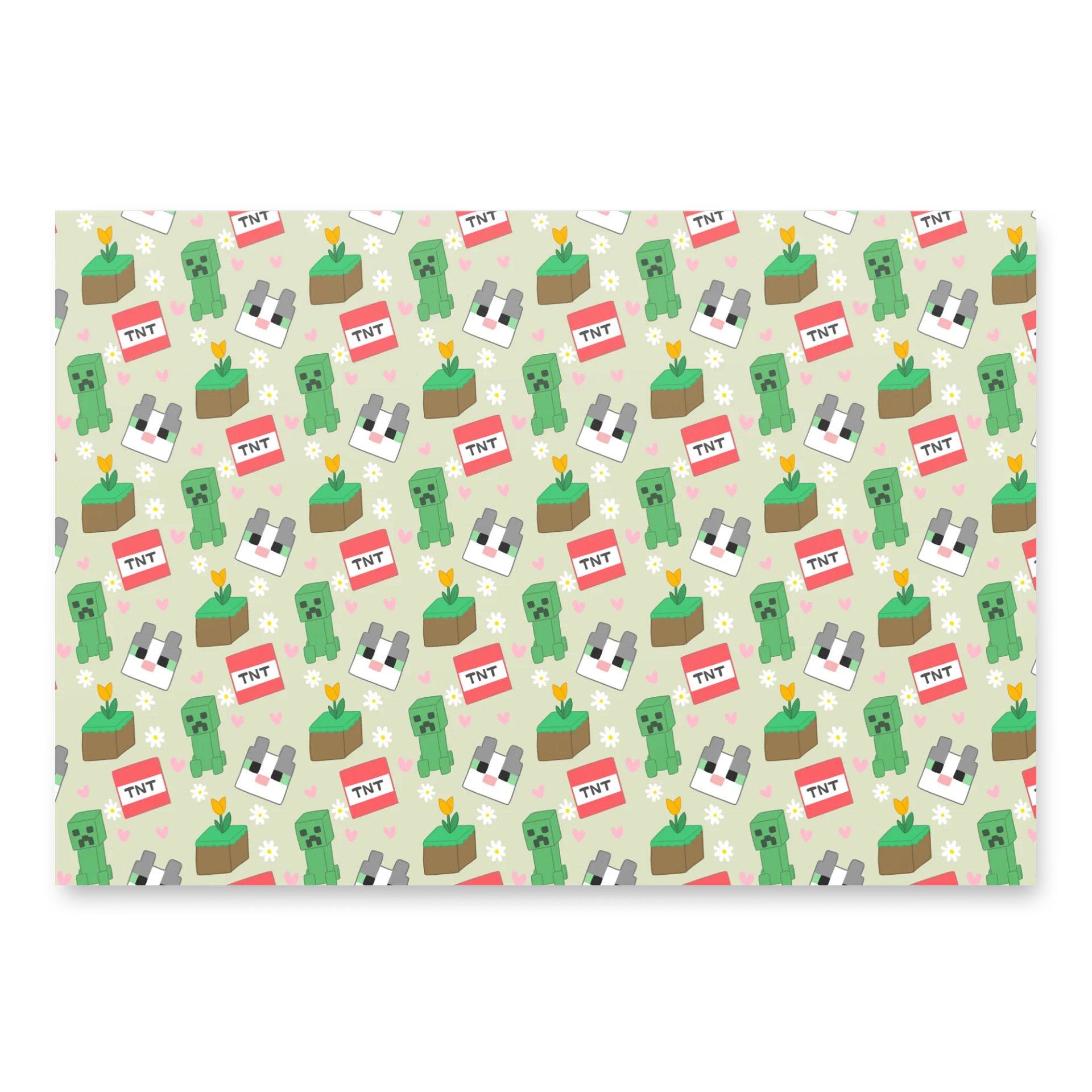 Minecraft Wrapping Sheets product image (1)