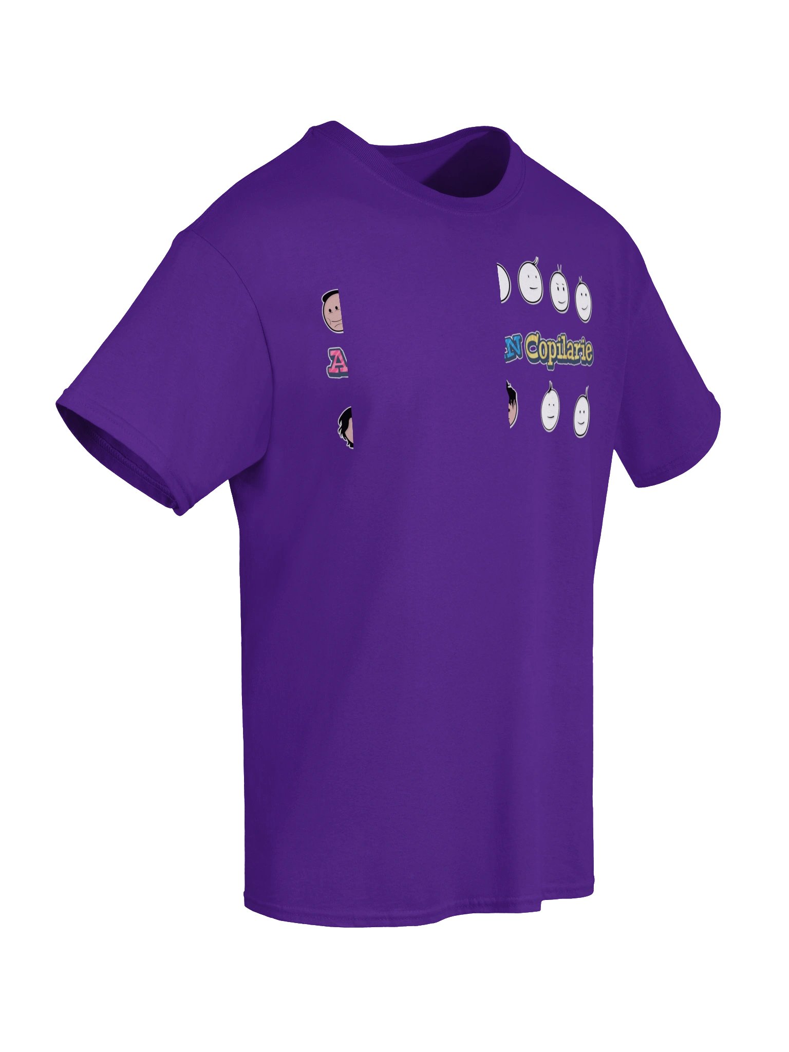 👕 Tricou Mov Bărbați „Amintiri Din Copilărie” – Personajele product image (6)