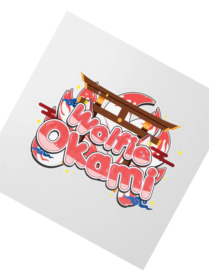 Wolfie Okami Kiss Cut Sticker product image (2)