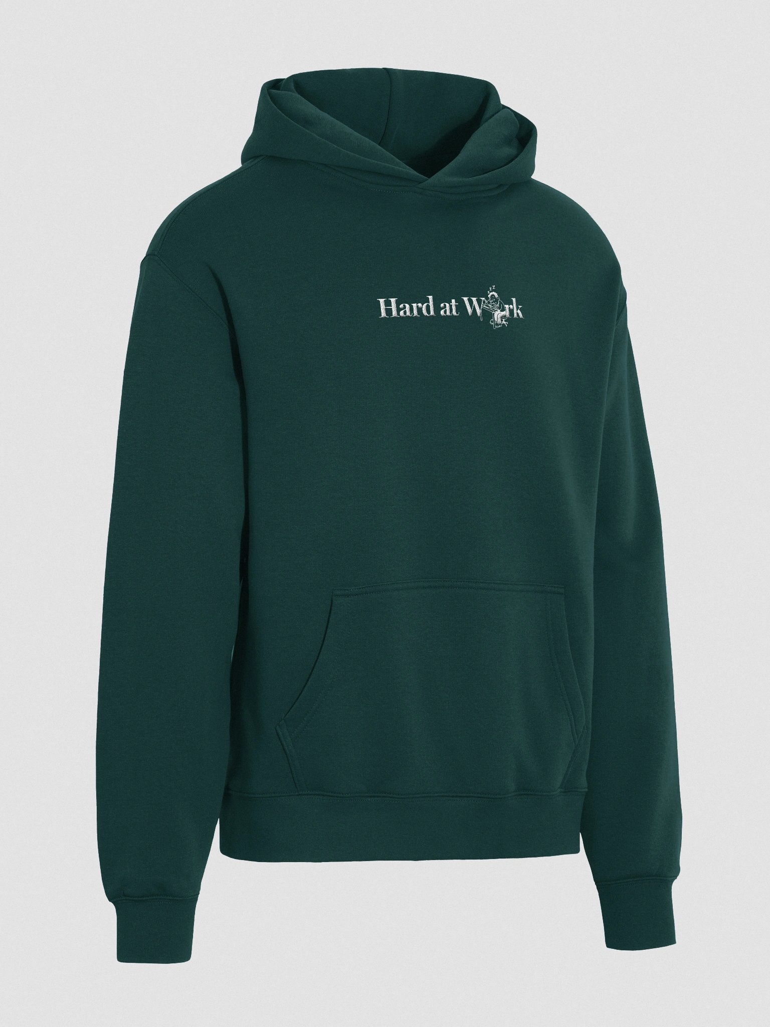Hard at Work Oversized Hoodie (Green) product image (4)
