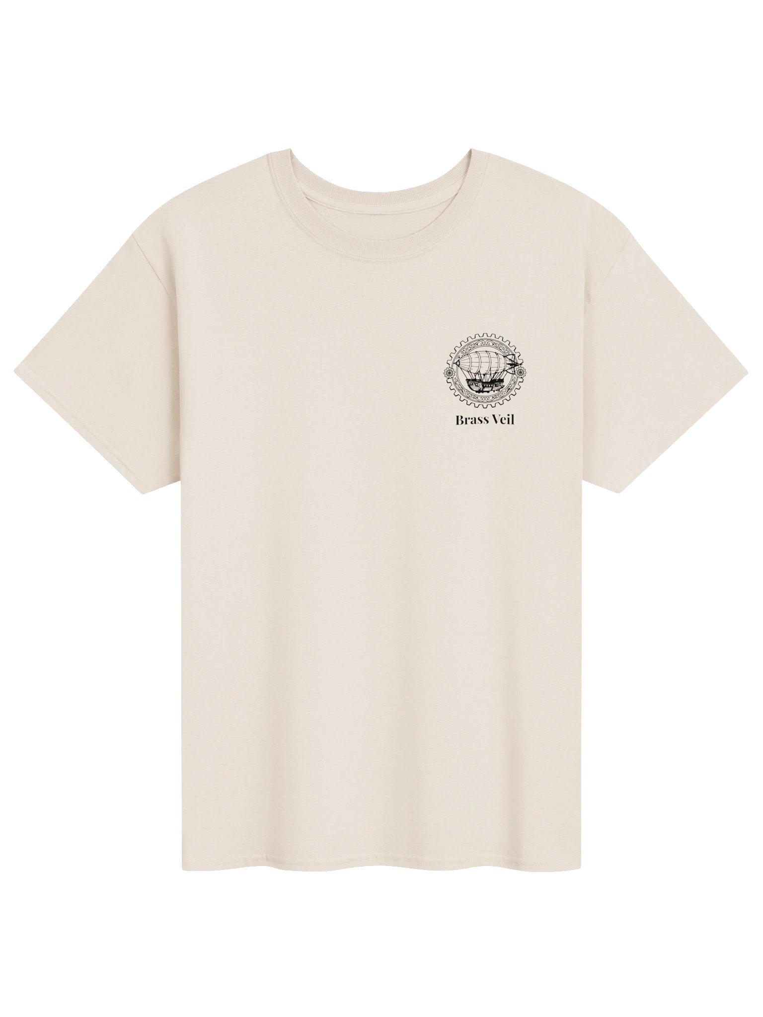 The Brass Veil — Left-Chest Tee product image (1)