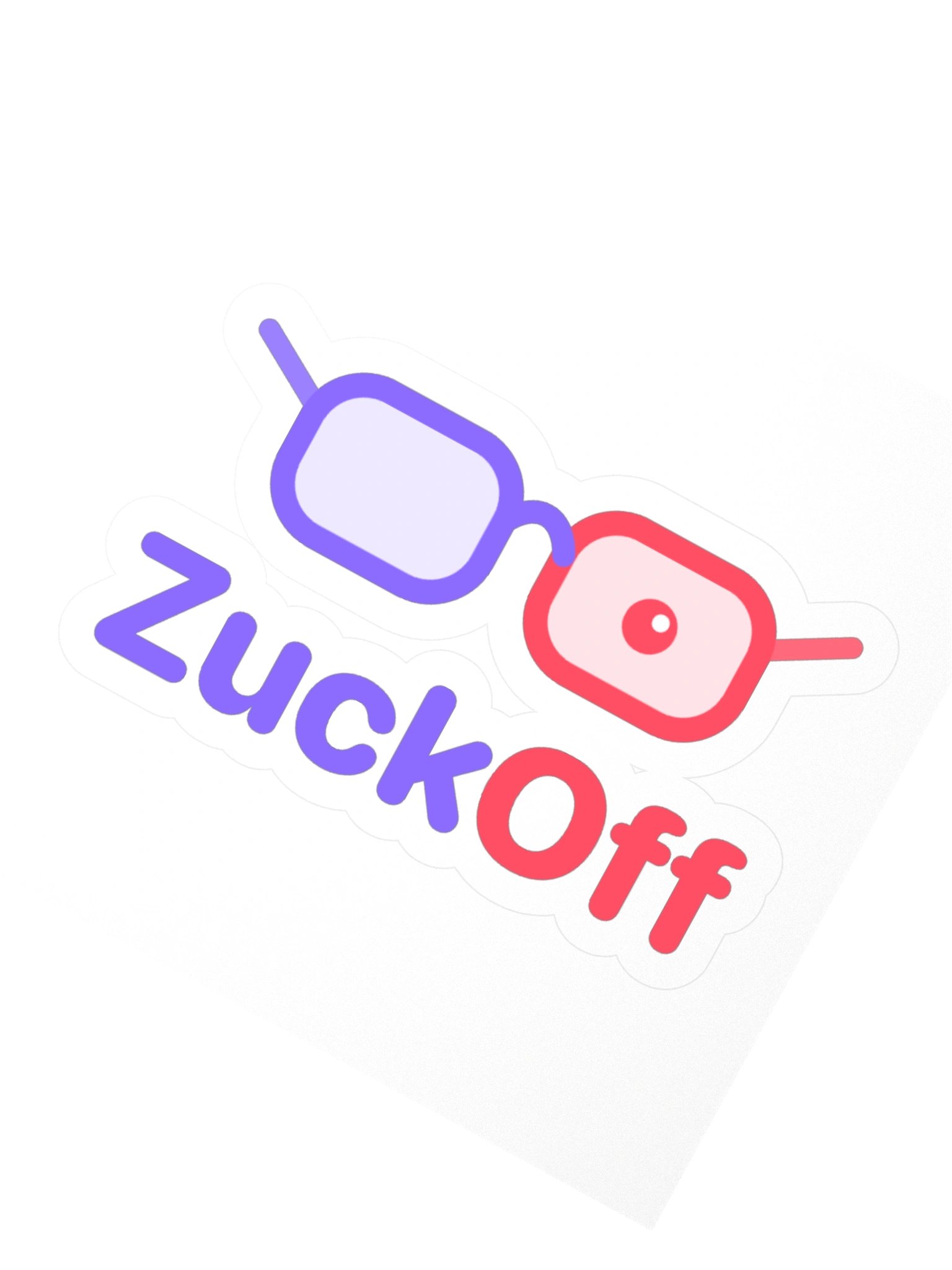 ZuckOff Logo Sticker product image (4)