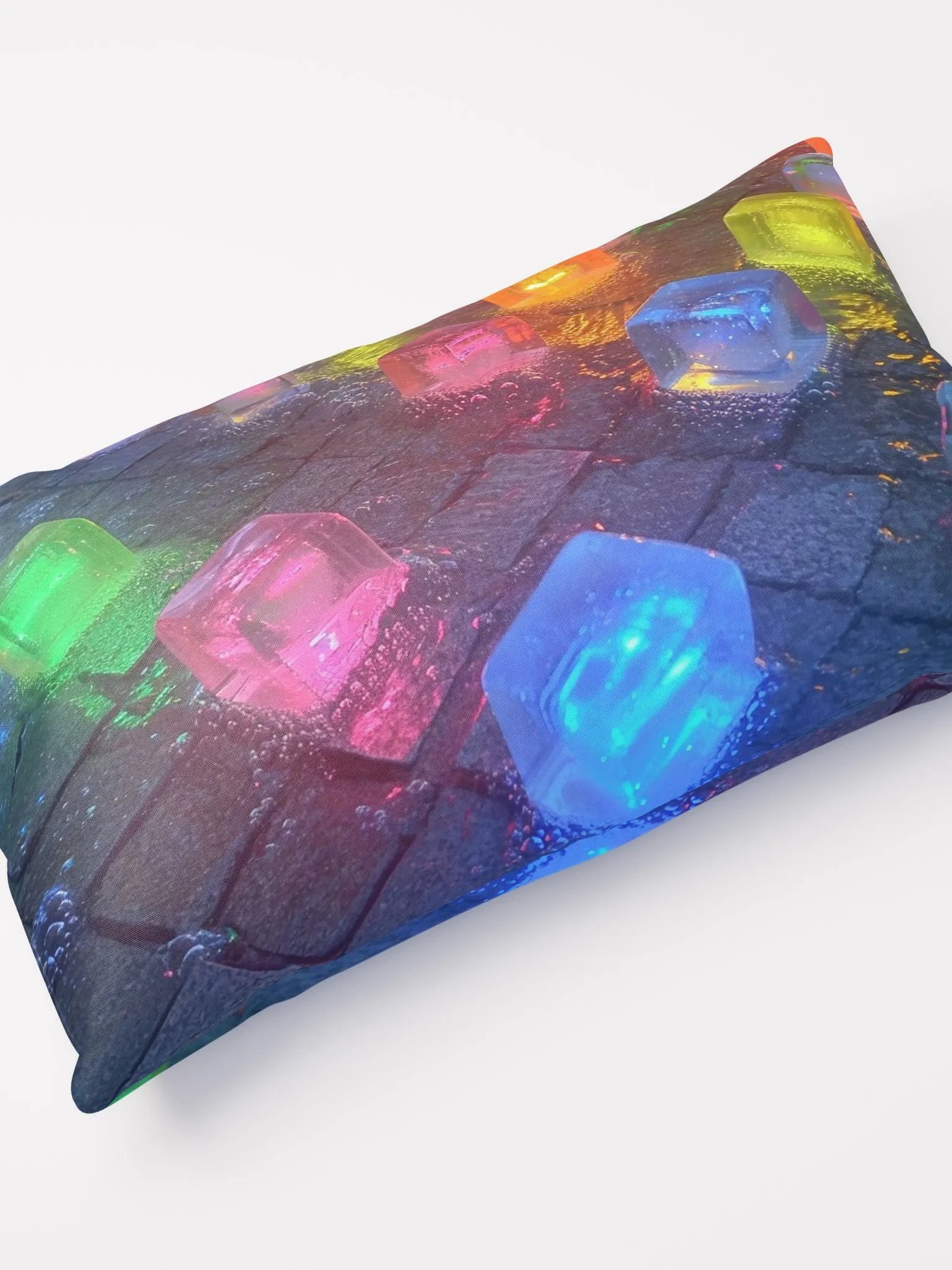 Neon Ice Throw Pillow - Bright, Playful, and Oh-So-Cool! product image (4)
