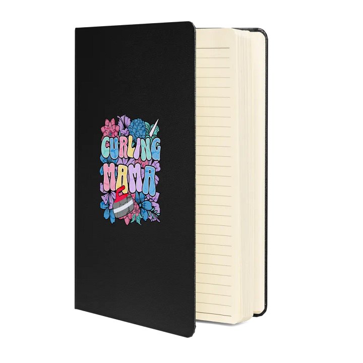 Curling Mama Floral Hardcover Notebook product image (2)