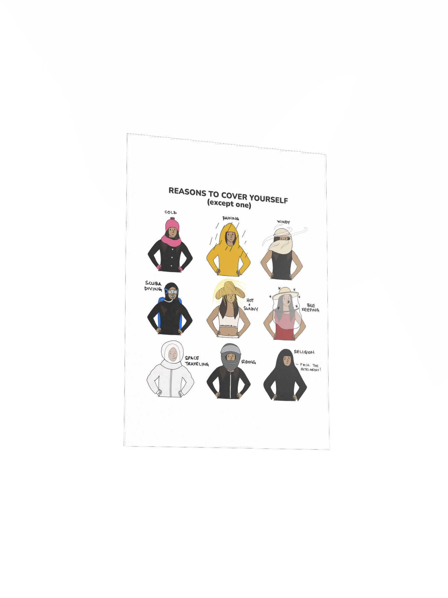 Reasons to Cover Yourself Poster product image (3)