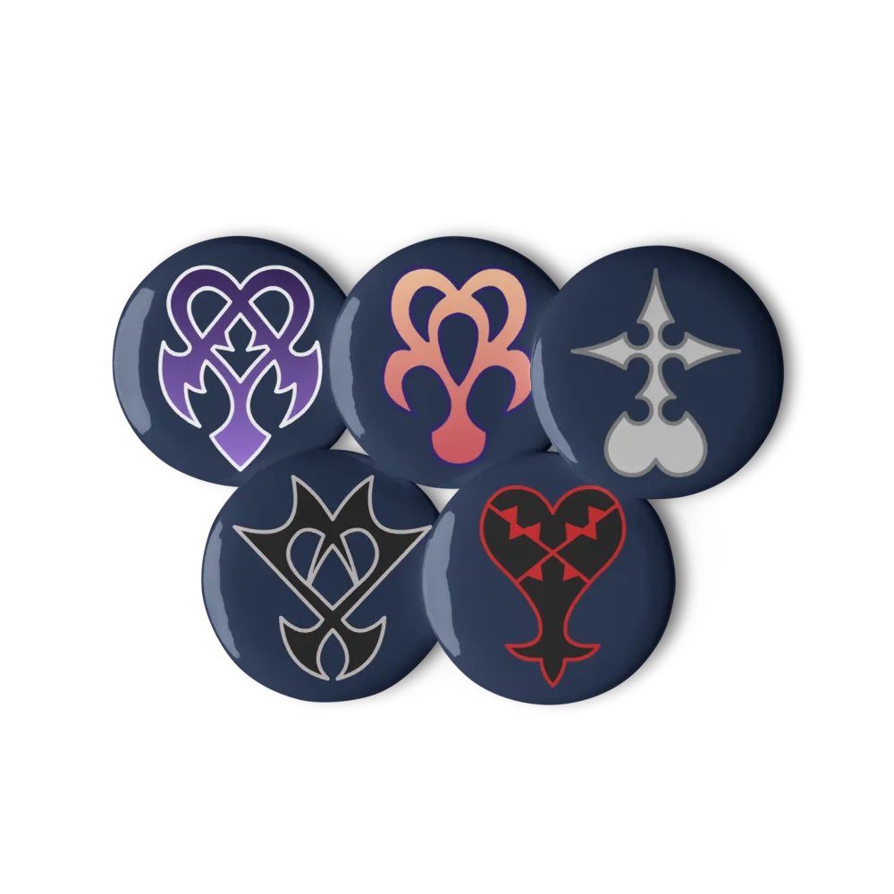 Kingdom Hearts Emblem Pin Set product image (4)