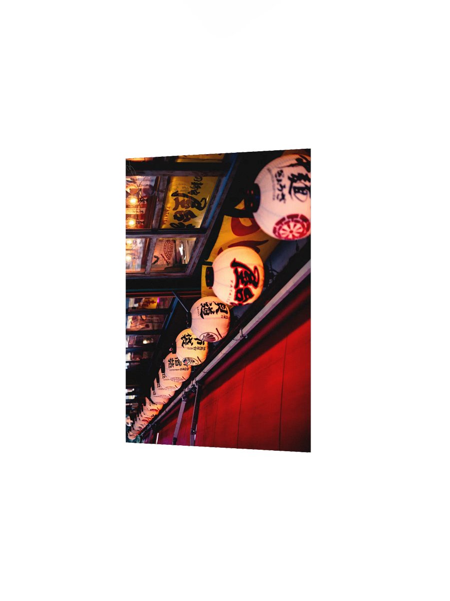 Row of Lanterns - Japan - Fine Art Print Poster product image (5)