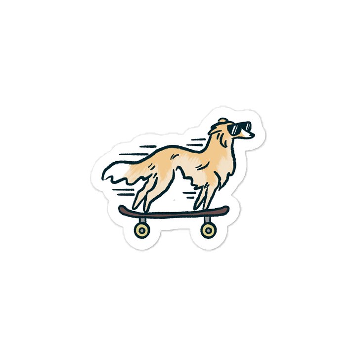 Fast Dog Sticker - Cream product image (1)