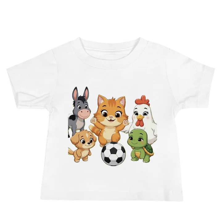 Farm Friends Soccer Baby Tee product image (2)