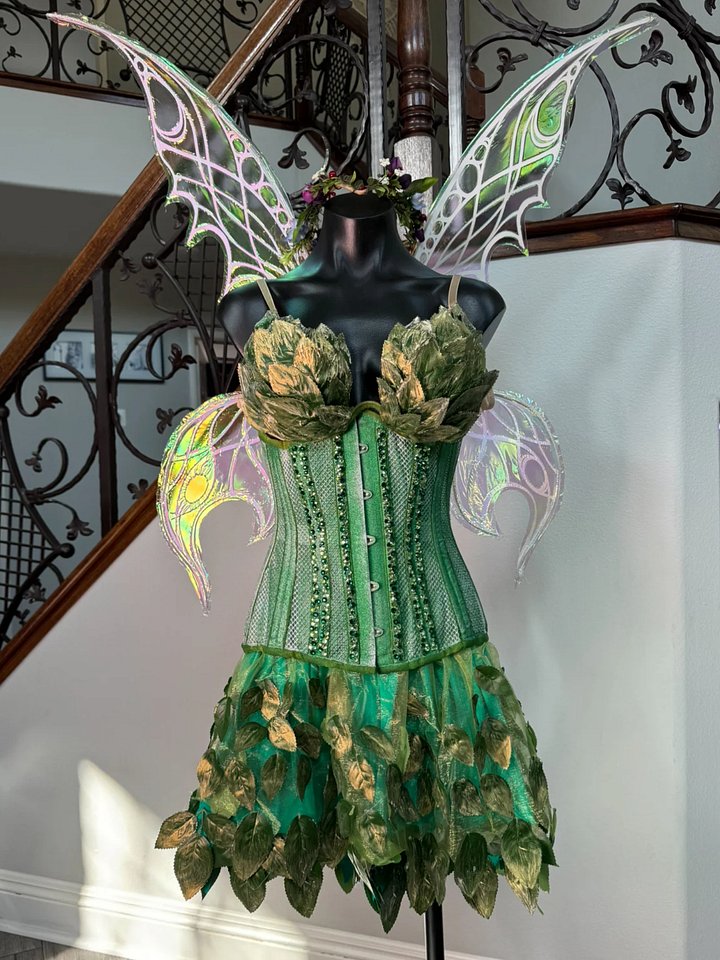 Green Fairy Costume - 3 piece - Ready to Ship product image (2)