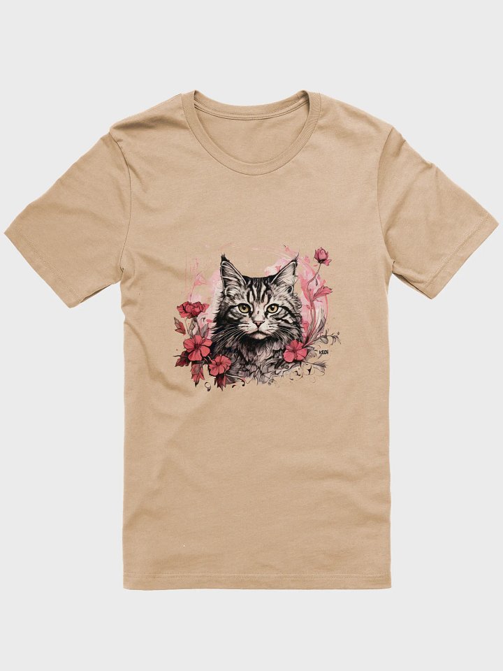 Floral Feline Fantasy T-Shirt product image (7)