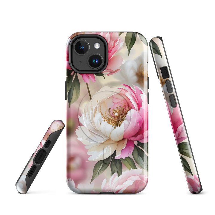 Blooming Petals Tough Magnetic MagSafe® iPhone® 14, 15, 16, 17, Pro, Pro Max, Plus cases. product image (1)
