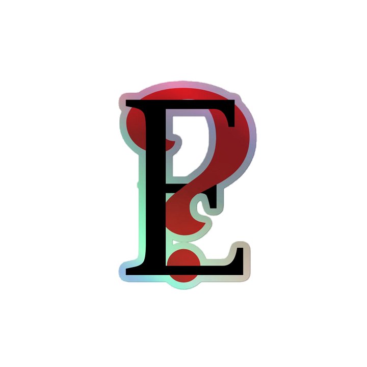 E? Logo Holographic Sticker product image (2)