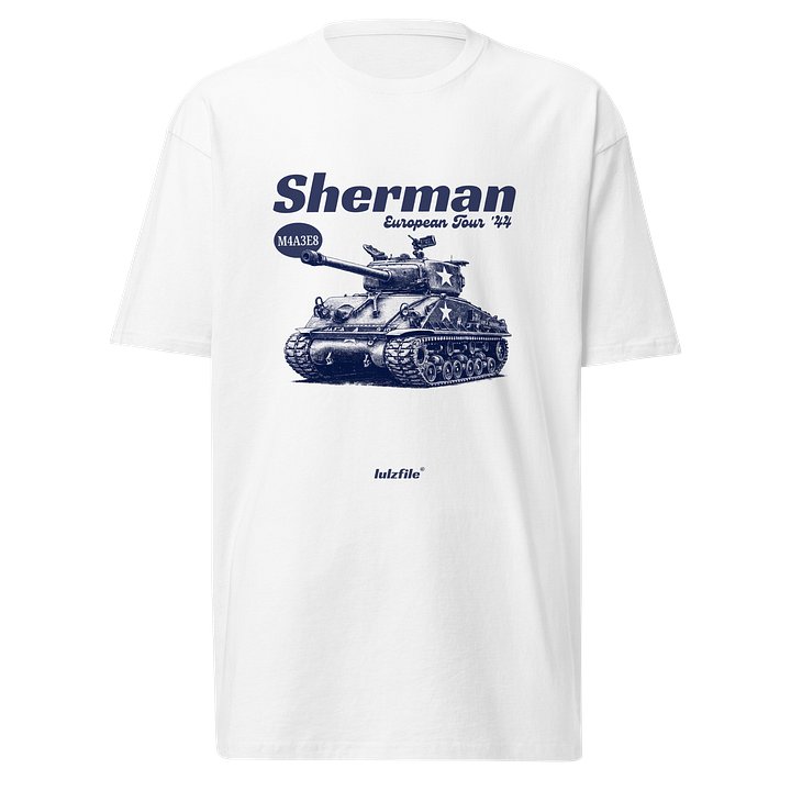 SHERMAN: The '44 European Tour – Heavyweight Garment-Dye Tee product image (1)