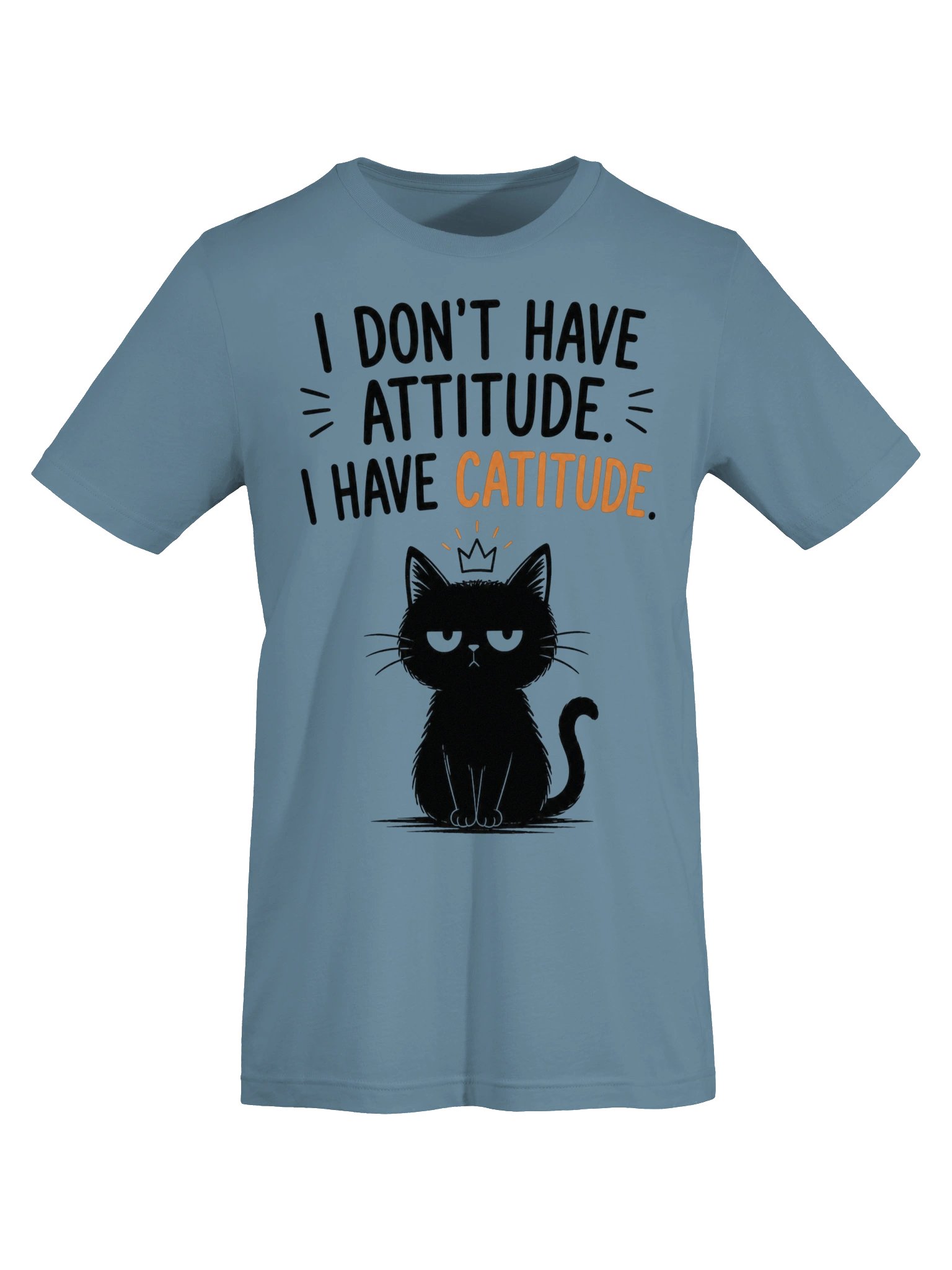 Catitude Crown Cat Graphic Tee product image (44)