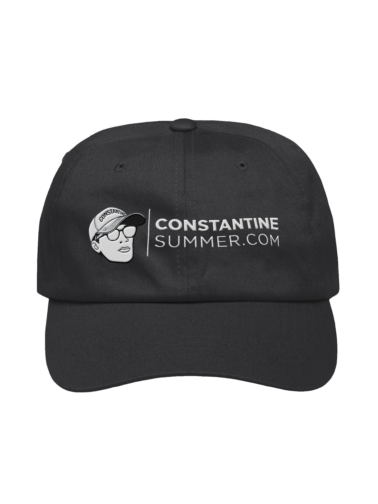 CONSTANTINESUMMER.COM: ICONIC LOGO HAT by Yupoong (black) product image (1)