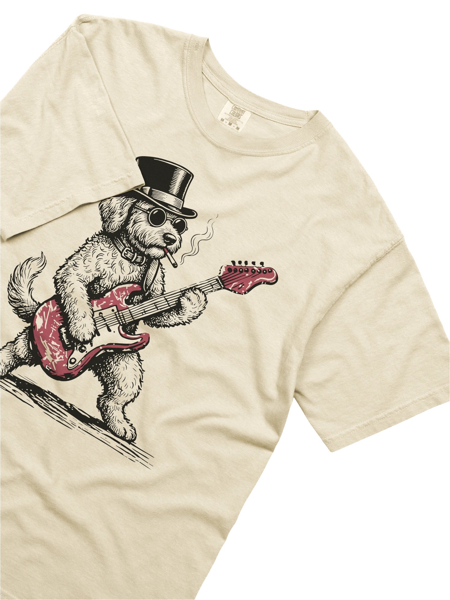 Rocker Guitar Dood Comfort Colors Garment-Dyed Heavyweight T-Shirt product image (13)