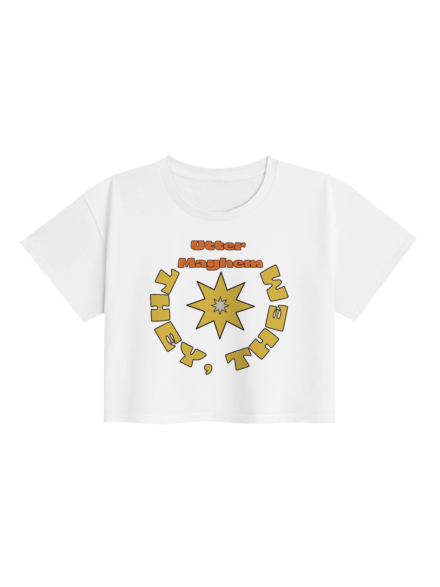 They, Them, Utter Mayhem Crop Top product image (1)