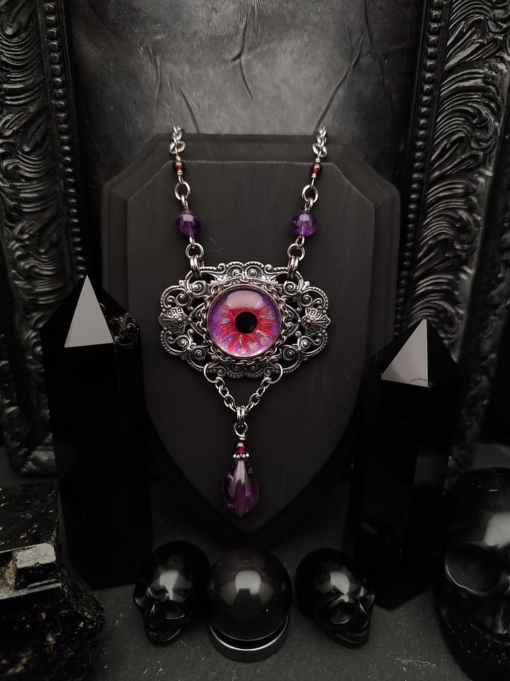 Eye Painted Amulet - VioletFlare product image (2)