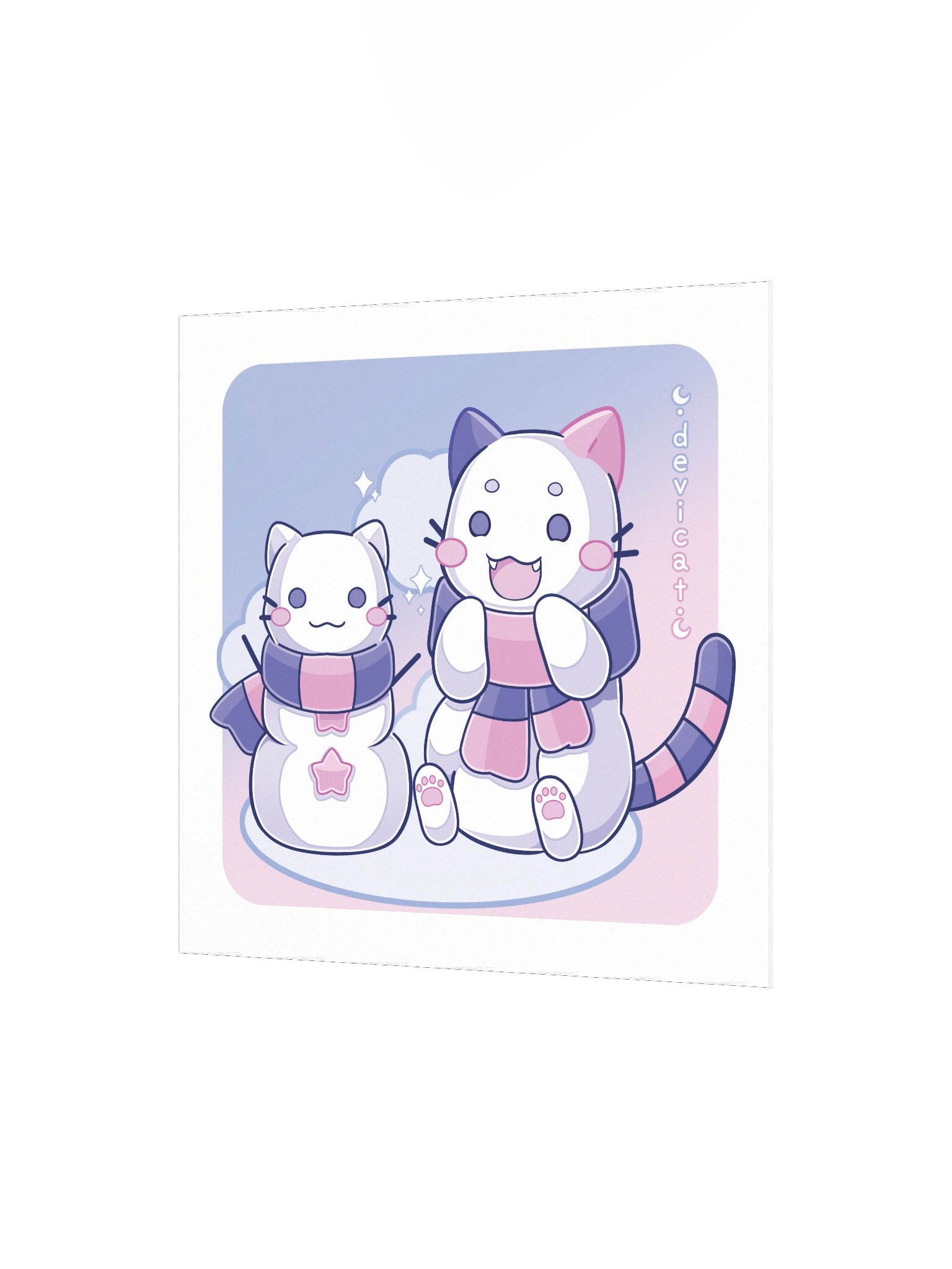 CandiCat & SnowCat 2024 Print product image (2)