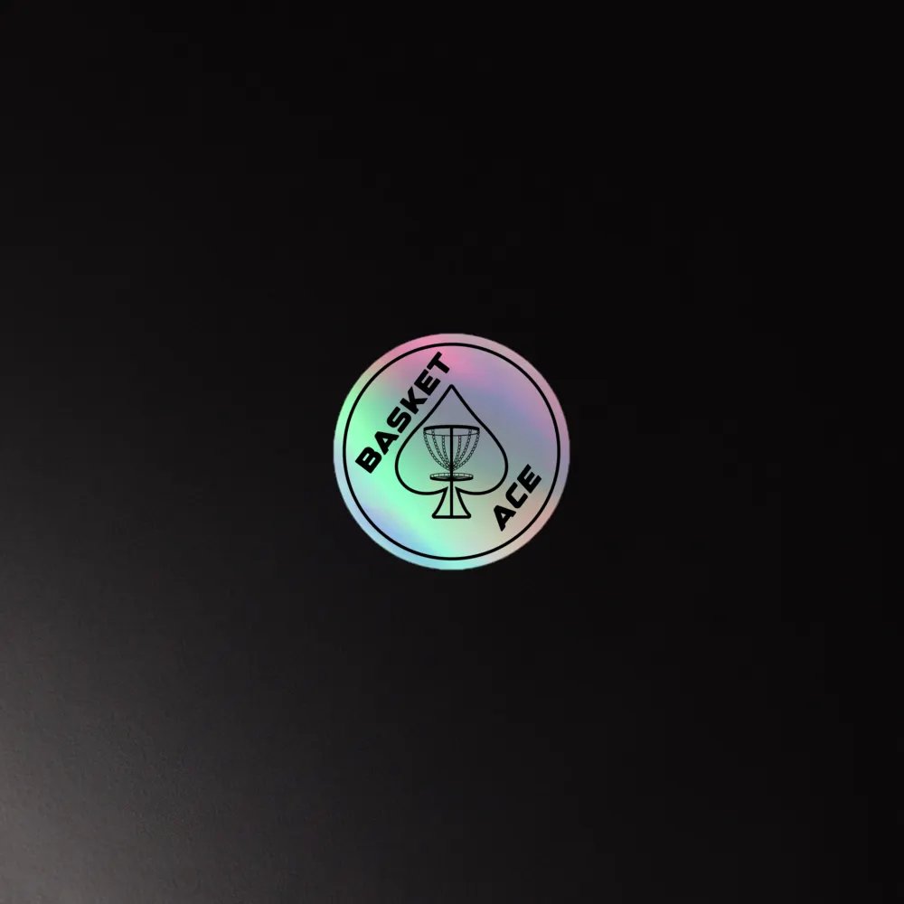 Basket Ace (Circle) Holographic Sticker product image (4)
