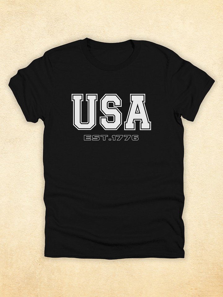 USA Tee For Women | Patriotic 1776 T-Shirt product image (2)