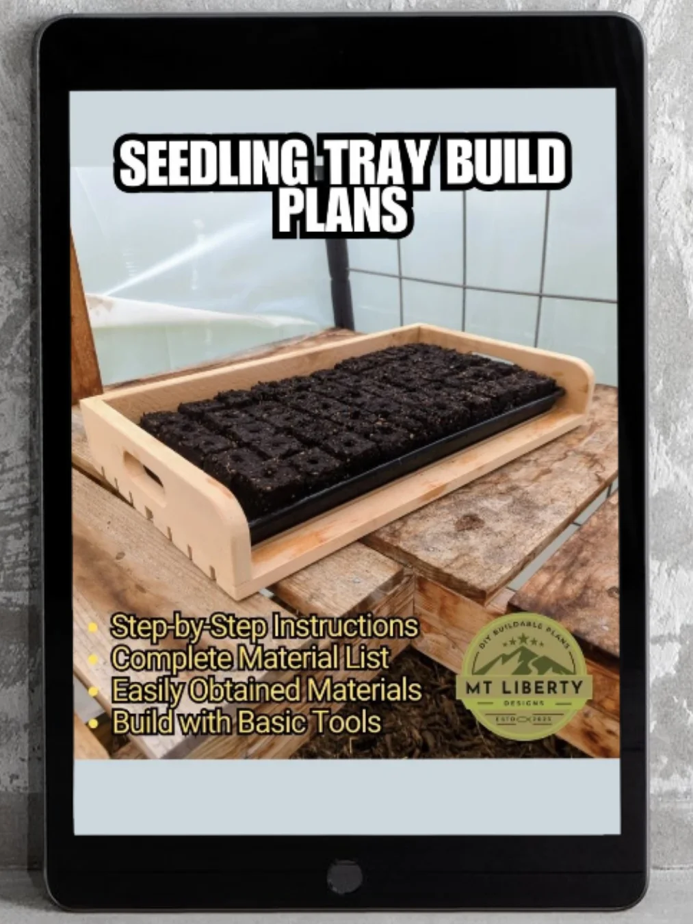 Professional-Grade Cedar Soil Block Tray: DIY Build Plans & Construction Guide product image (1)