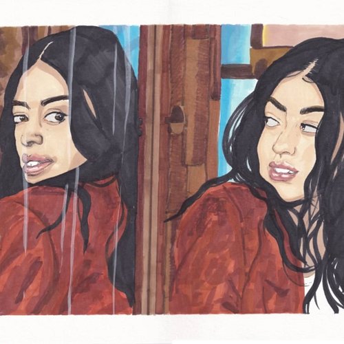 After a week of continued strife and turmoil I've finally been able to sit down and capture something. 
Today's illustrations...