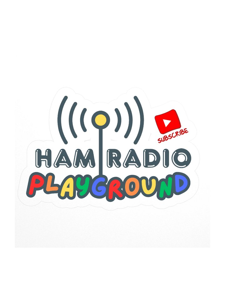 Ham Radio Playground Sticker product image (1)