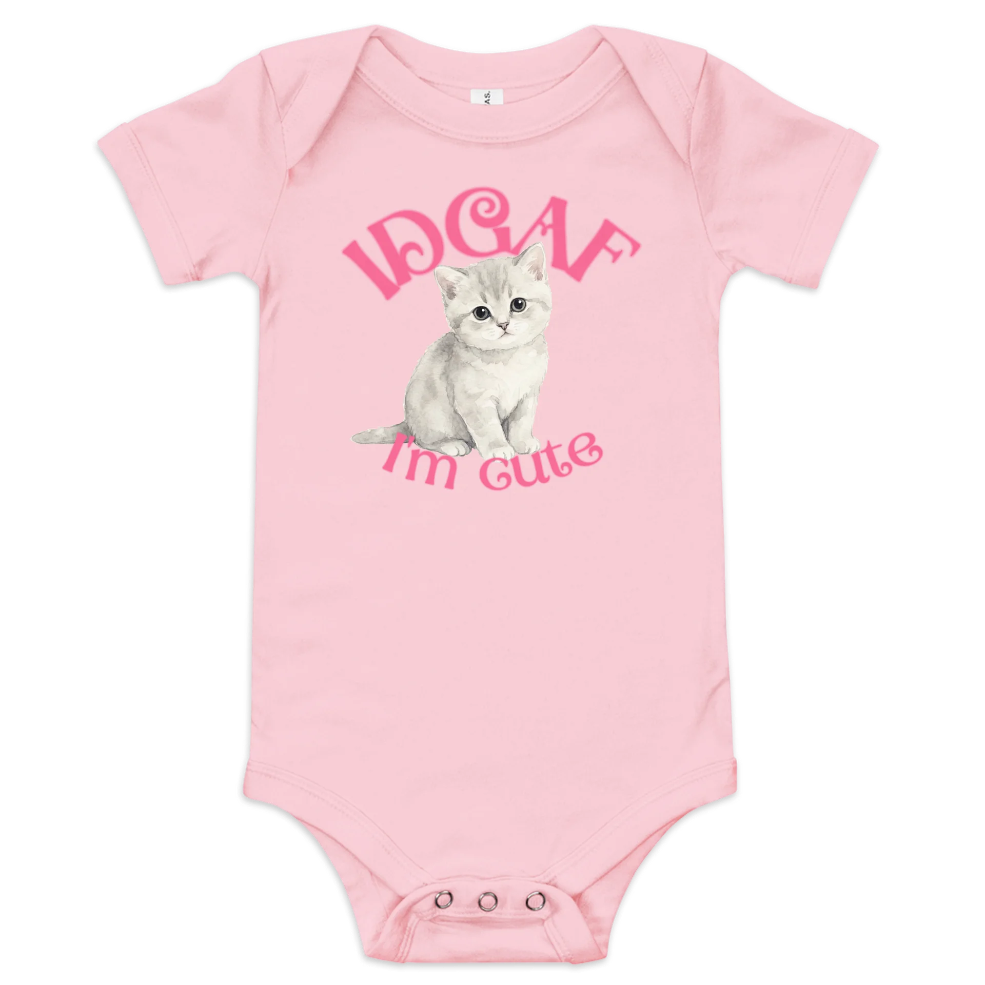 IDGAF I'm cute🩷Super Soft🪽Onesie🩷 product image (2)