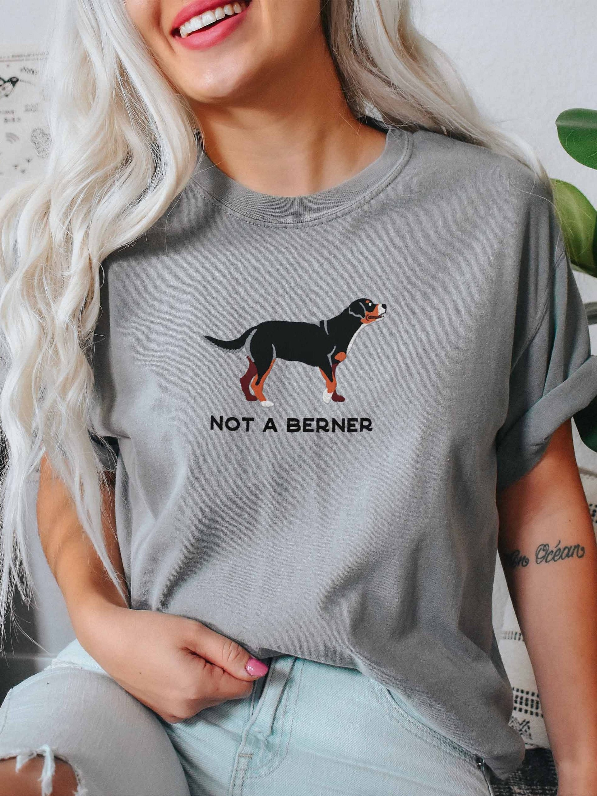 Not a Berner T-Shirt(Embroidered) of a Greater Swiss Mountain Dog product image (2)