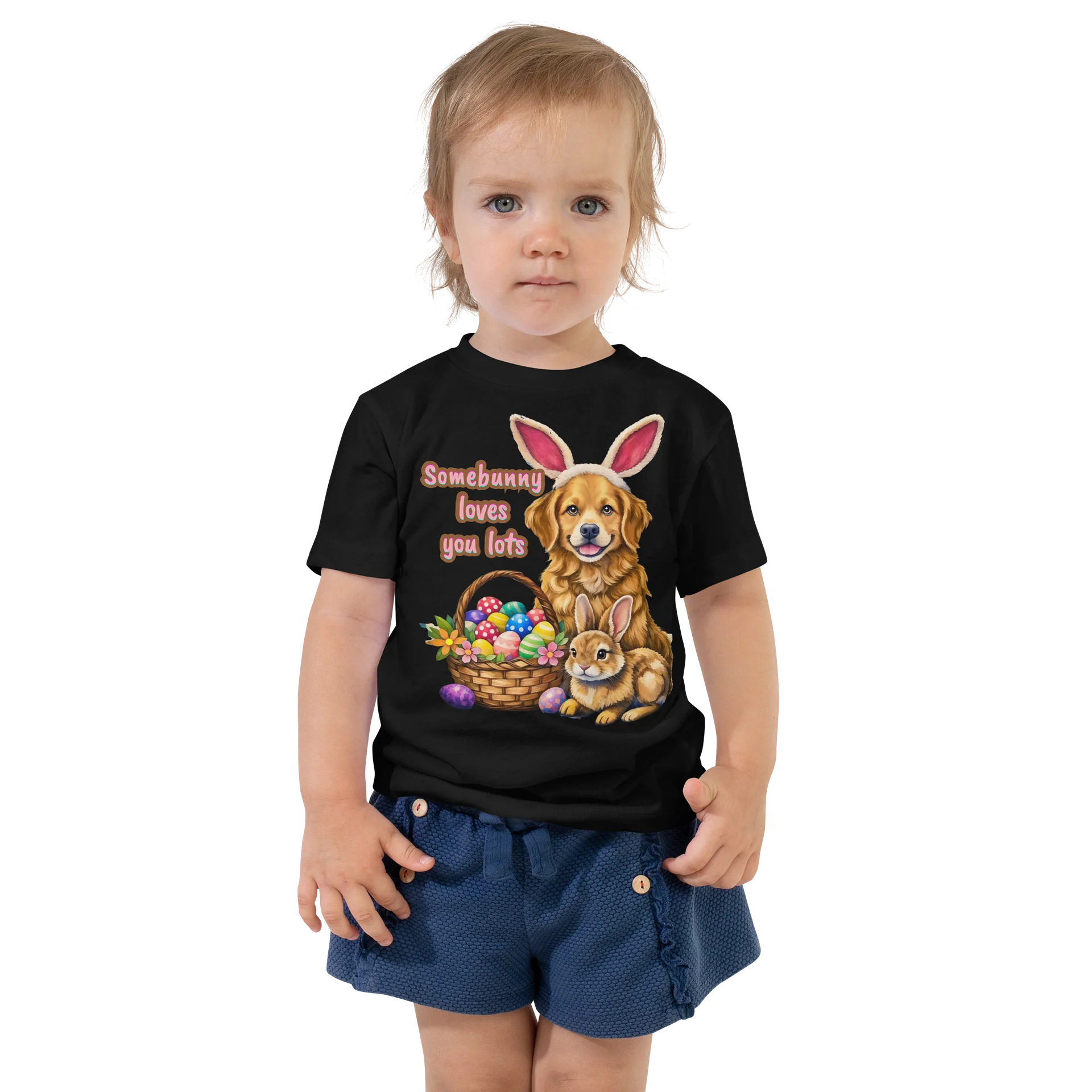 Somebunny Loves You Lots Toddler Easter Shirt product image (4)