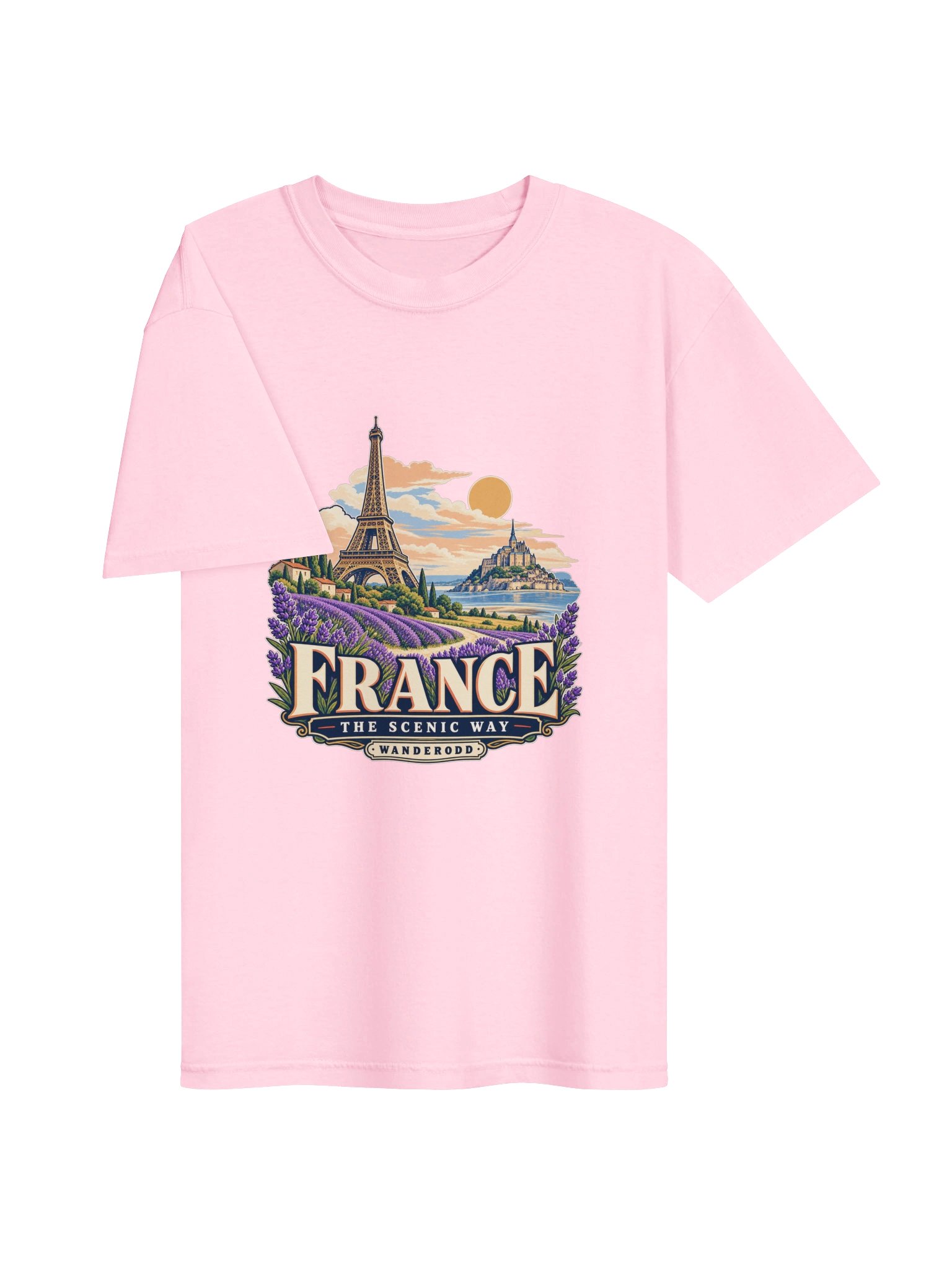 France Eiffel Tower Graphic T-Shirt – Comfort Colors® | WanderOdd product image (76)