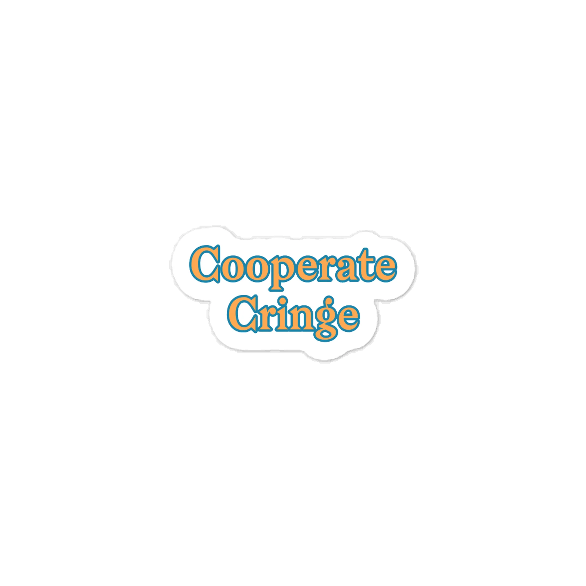 Cooperate Cringe Sticker product image (1)