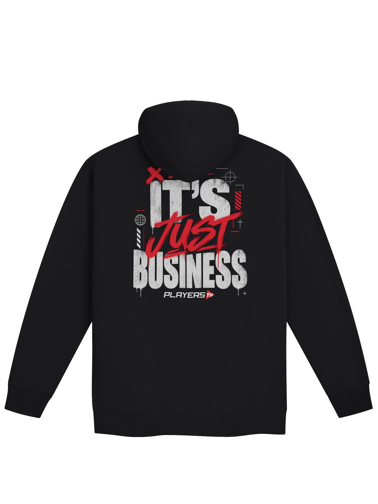 It's Just Business Fleece Zip-Up Hoodie (Black) product image (2)