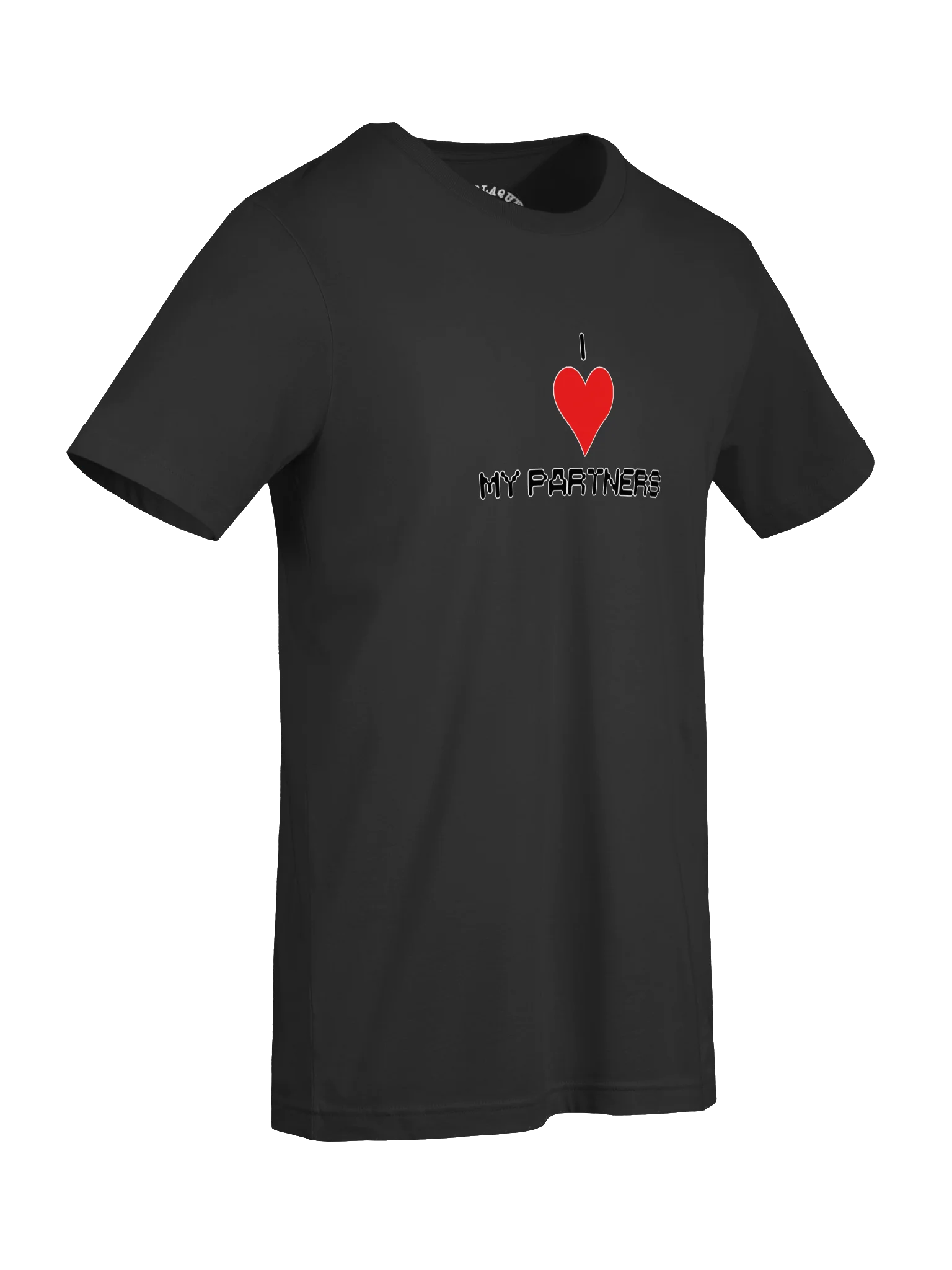 I Love My Partners Super Soft Black Ink Tee product image (7)