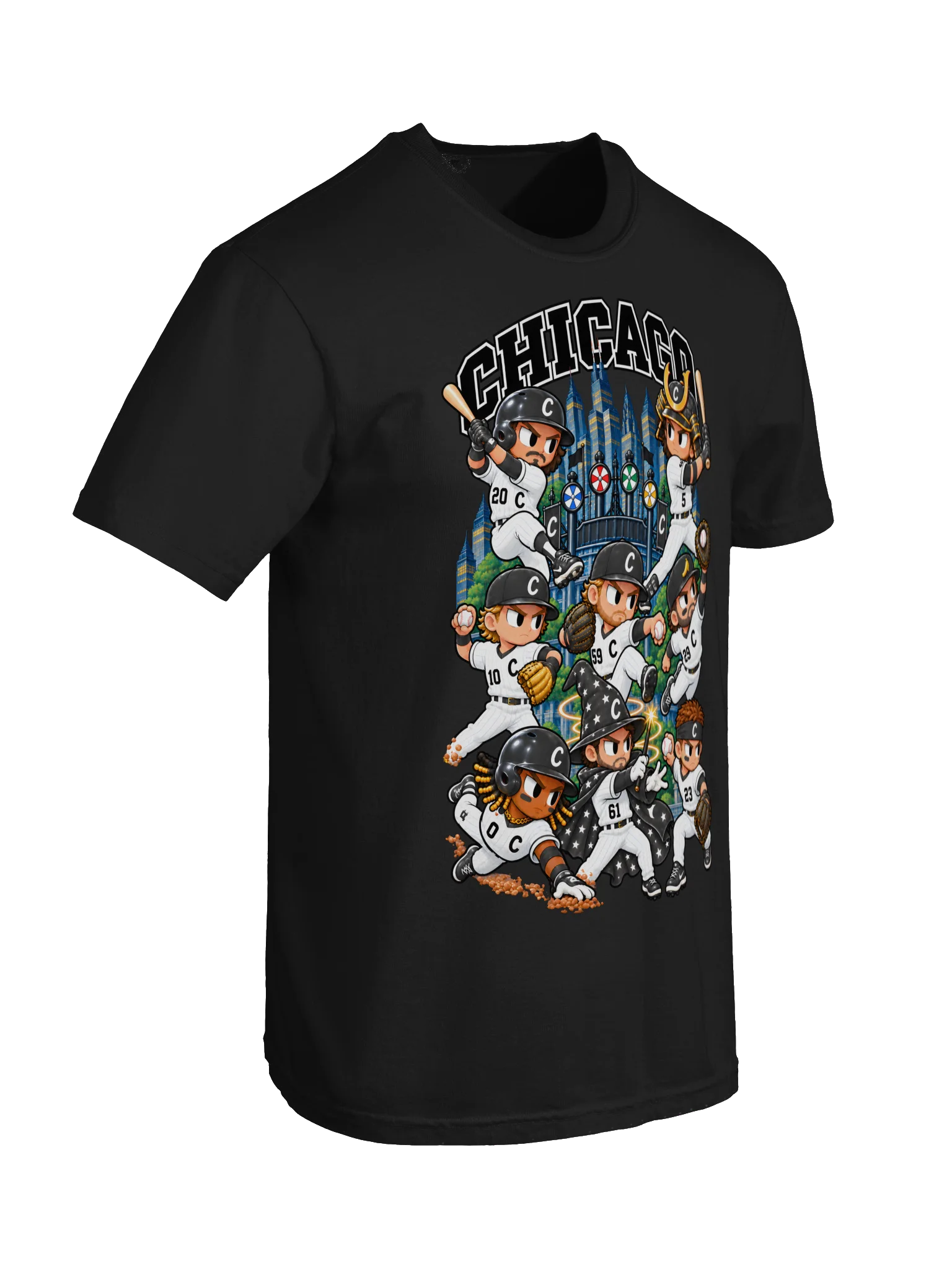 Chicago Southside Baseball Animated Player T-Shirt product image (10)