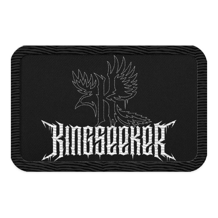 Trusty Patches (White on Black) product image (1)
