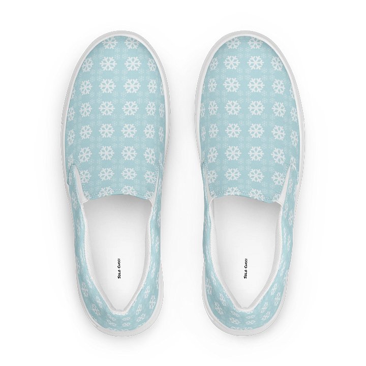 Snow Flakes Slip-Ons product image (1)