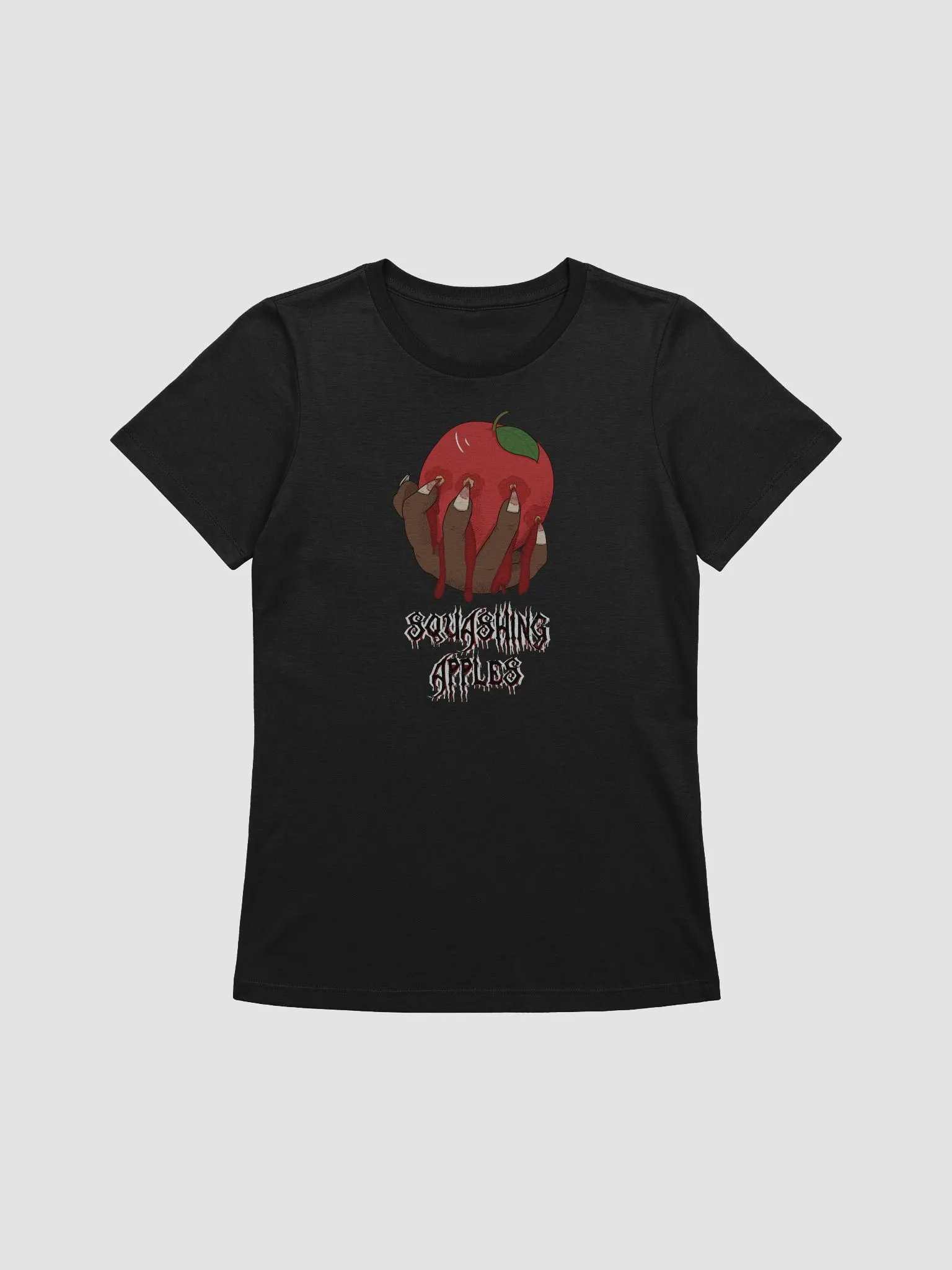 Squashing Apples Woman's Fitted Tee product image (1)