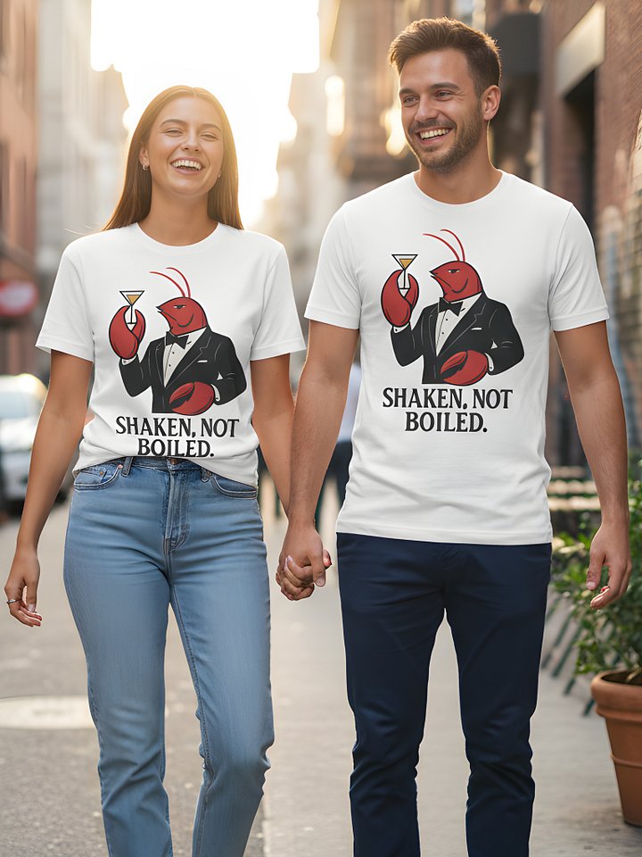 Lobster in a Tuxedo T-Shirt | Funny James Bond Style Tee product image (1)